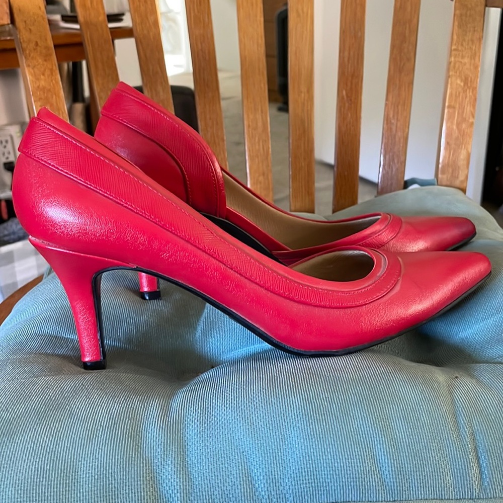 Elegant Red Women's Heels